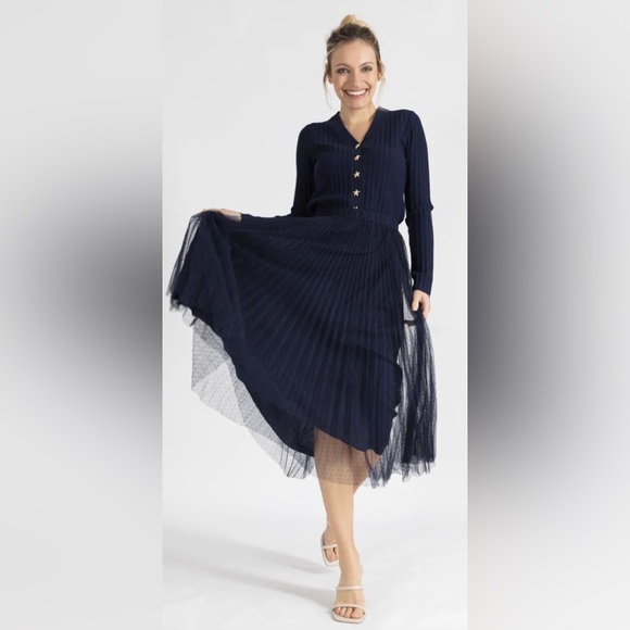 PRINCESS GOES HOLLYWOOD Navy cardigan - Picture 4 of 12